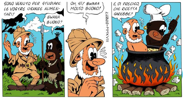 Fumetto sul cannibalismo