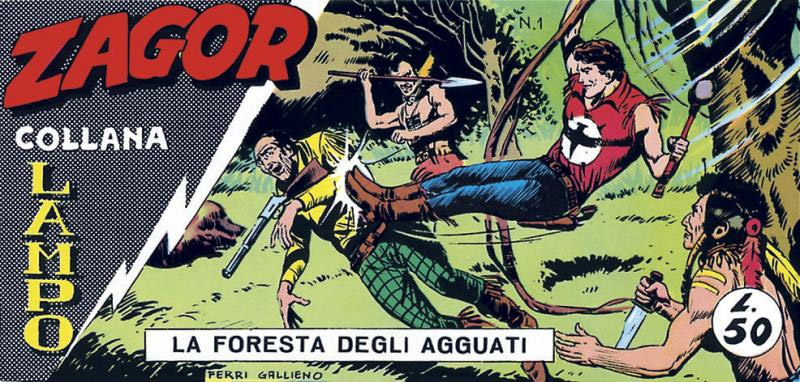 Primo numero delle strisce di Zagor: La foresta degli agguati