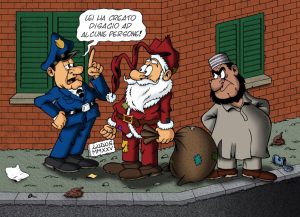 Babbo Natale crea disagio