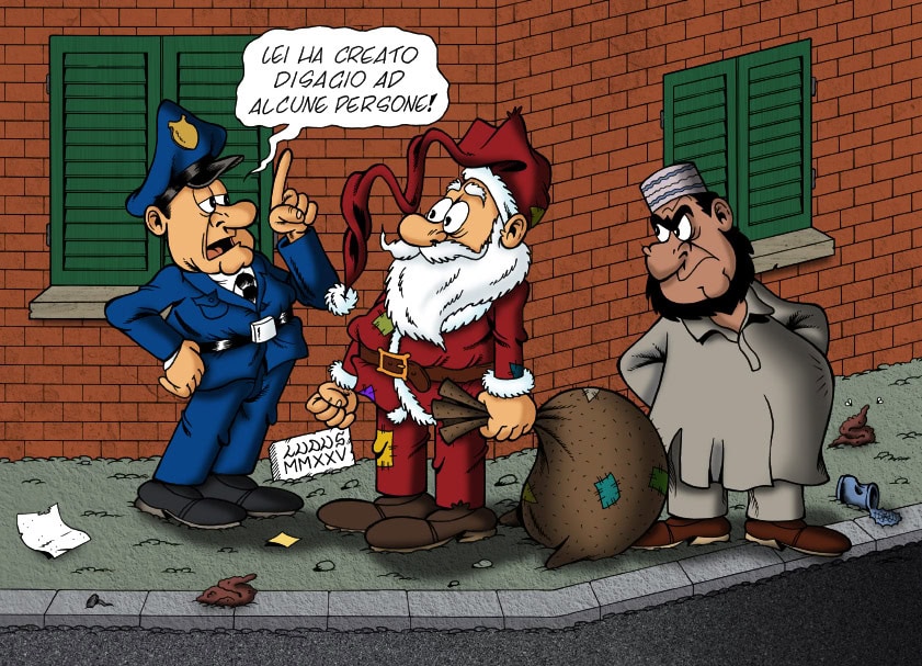 Babbo Natale crea disagio
