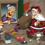 Babbo Natale perde i regali