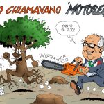 Taglio di alberi in tutta Roma Vignetta su Gualtieri che taglia alberi